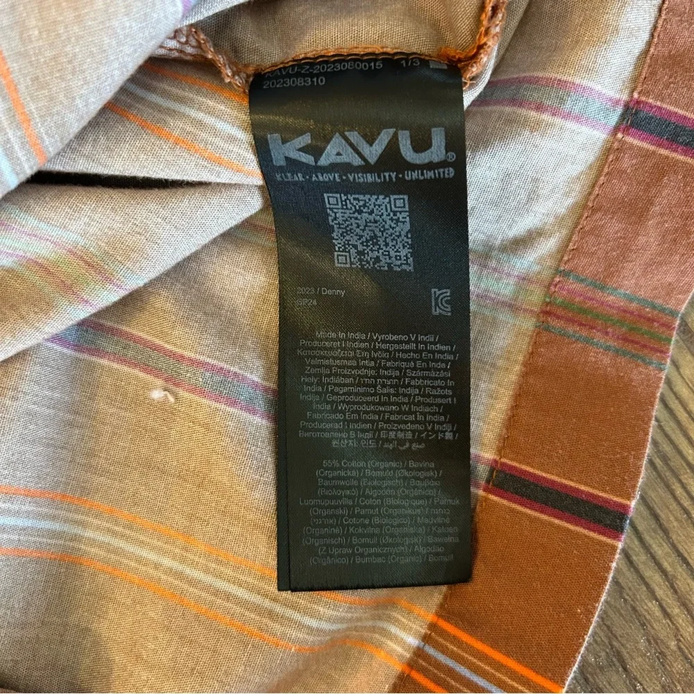 Kavu Denny Shirt in Coffee Color Large - Picture 7 of 8